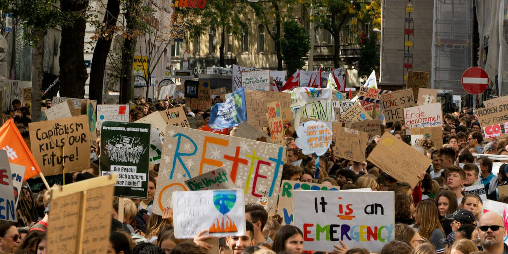Organize a climate rally or strike