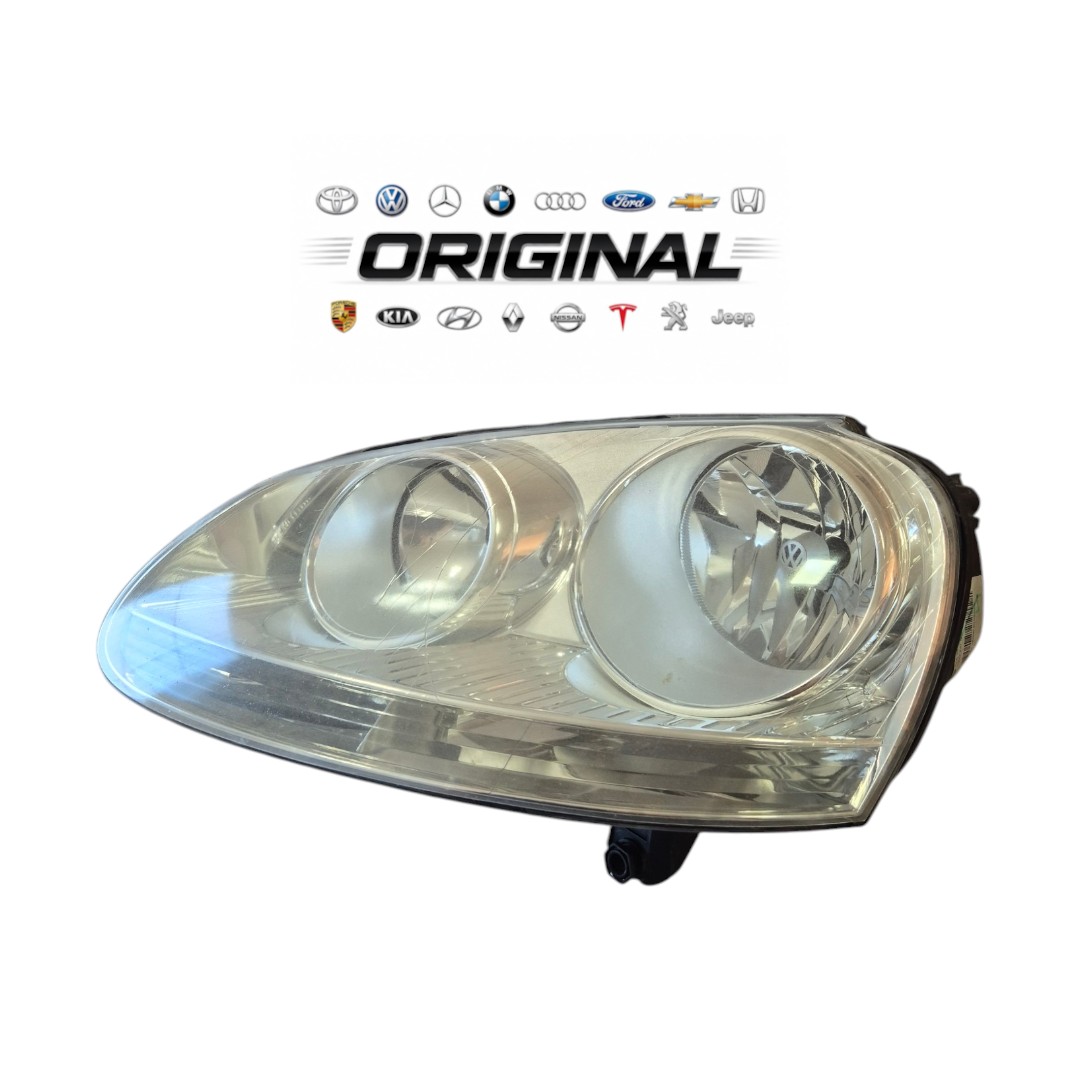 FAROL DIANTEIRO VOLKSWAGEN GOLF MK5 / JETTA 2005/2010 LADO ESQUERDO Original