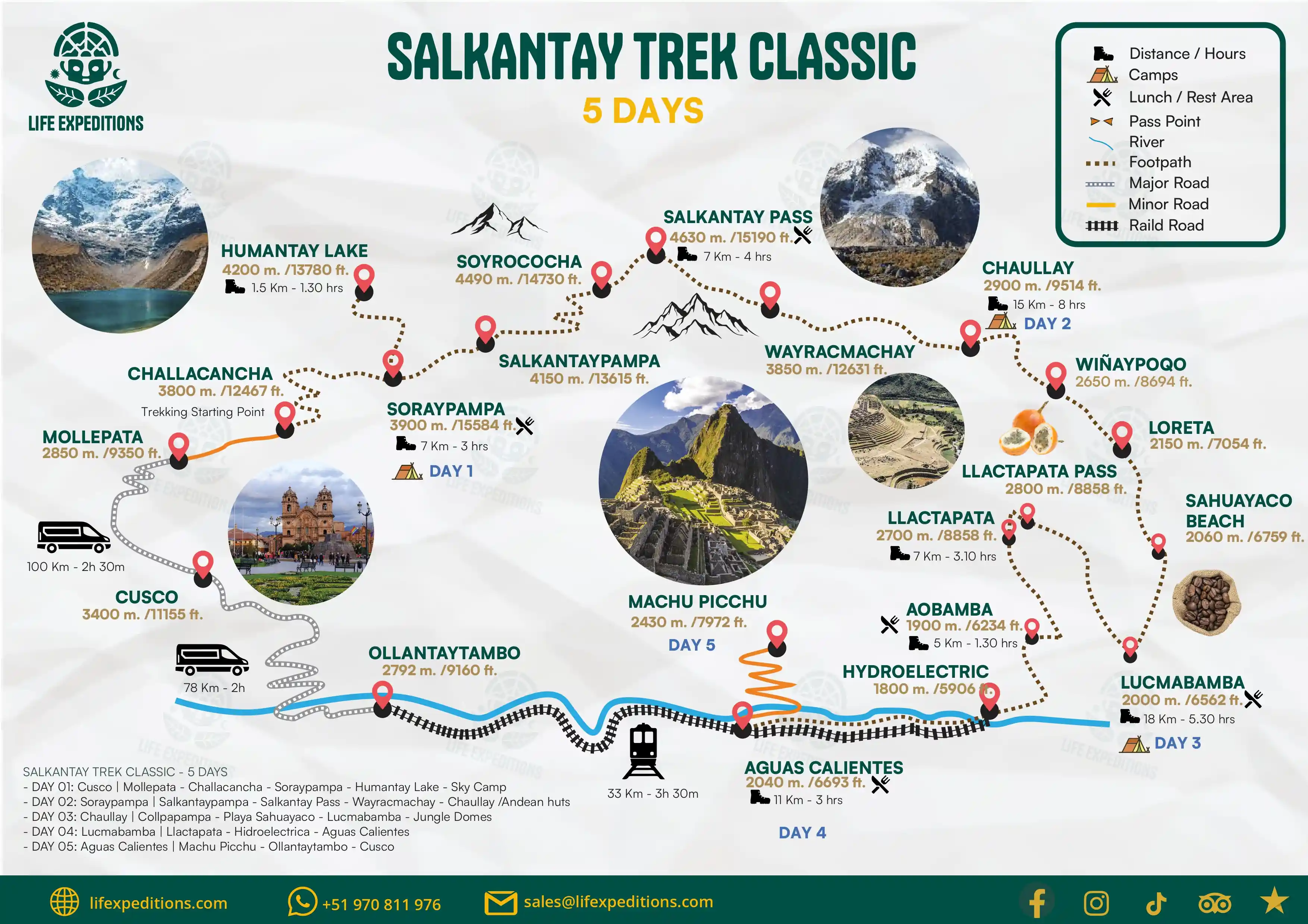 Classic Salkantay Trek 5 Days Life Expeditions Classic Salkantay Trek 5 Days Life Expeditions