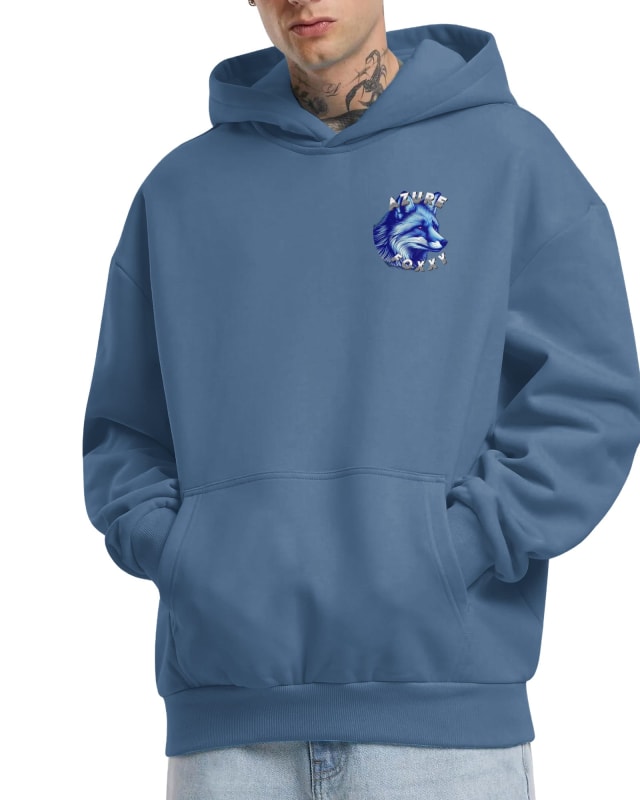 Azure Foxxy Heavy Hoodie