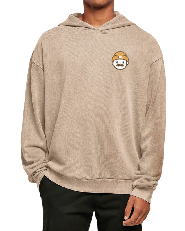 Herbie Plays PLAYER ONE Acid Wash Oversize Hoodie