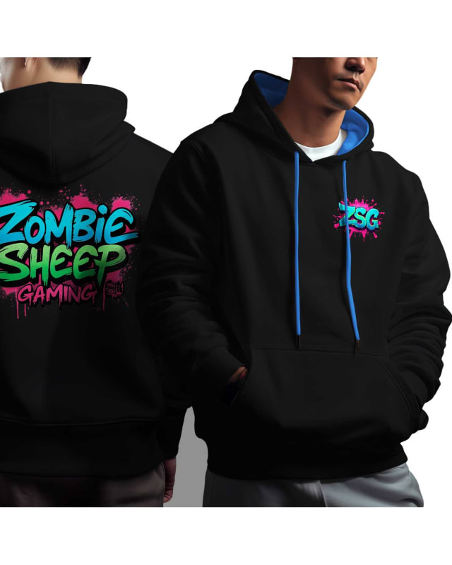 Zombie Sheep Gaming Zombie Sheep 2.0 Contrast Hoodie