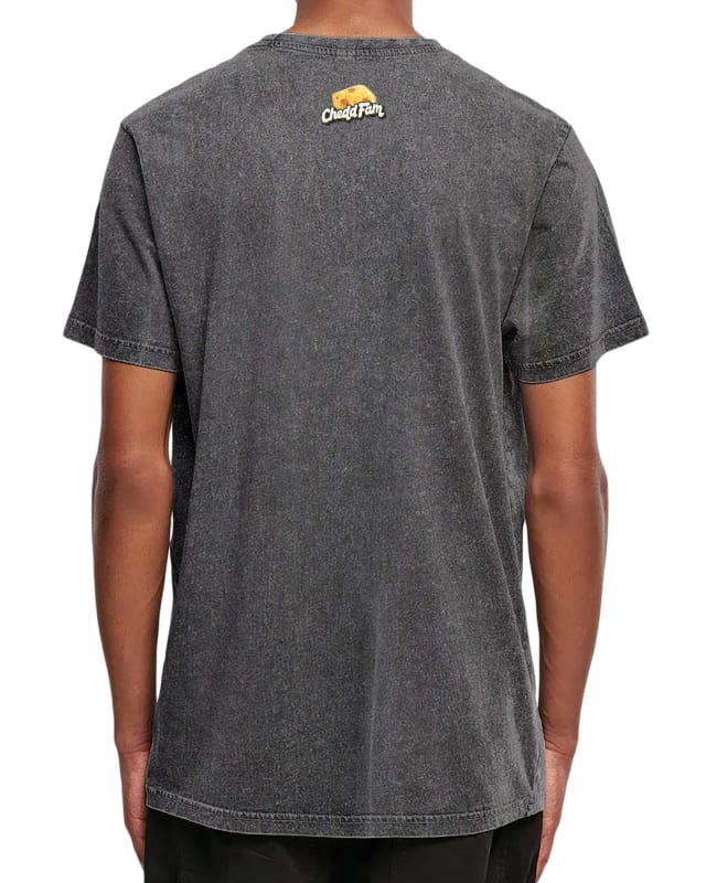 iCHEDD CHEDD FAM 3 Acid Wash Tee