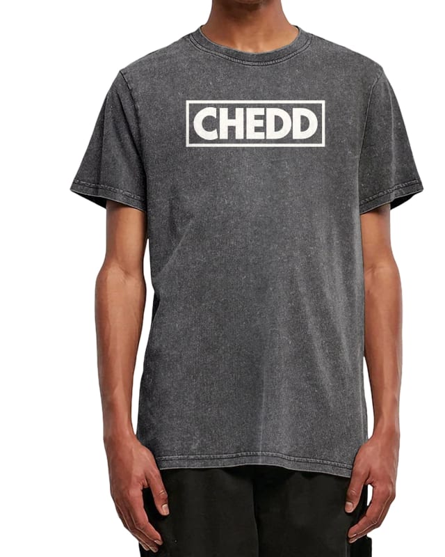 iCHEDD SIGNATURE Acid Wash Tee