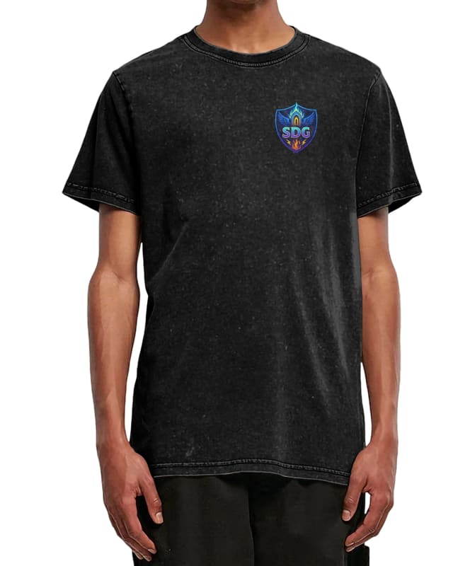 Duncanator BLUE Acid Wash Tee