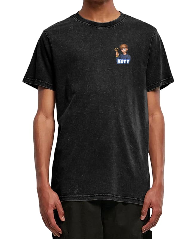 KEYY EVERYTHING Acid Wash Tee