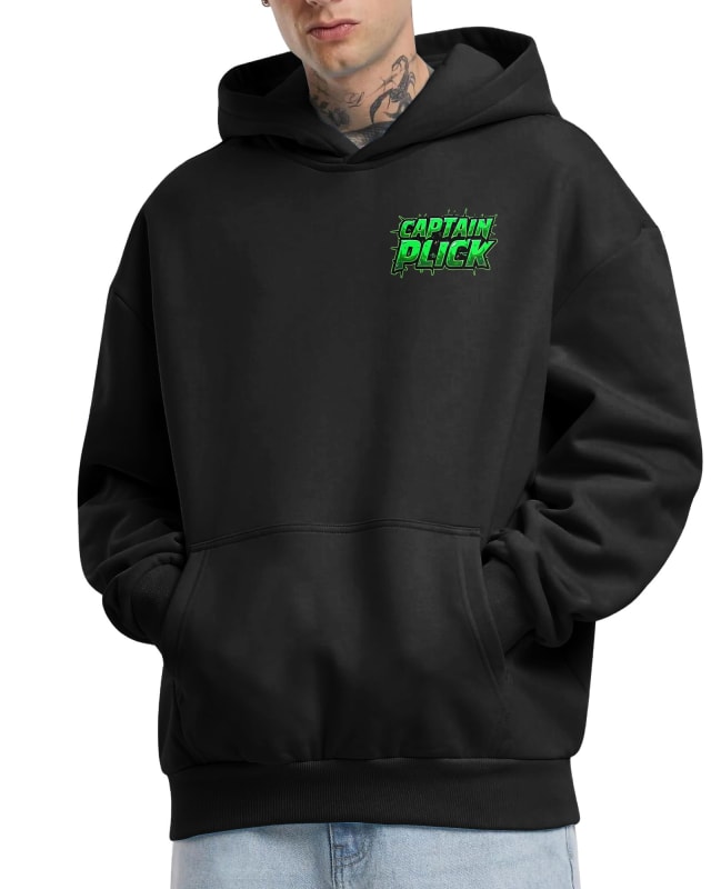 Captain Plick HEY BUDDY Heavy Hoodie