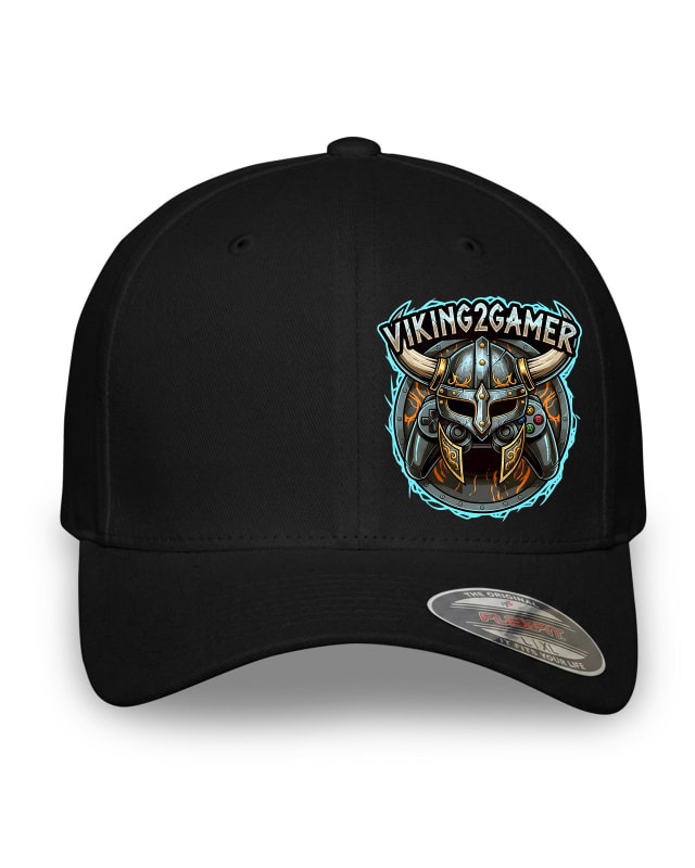 viking2gamer mech Creator Design Fitted Baseball Cap