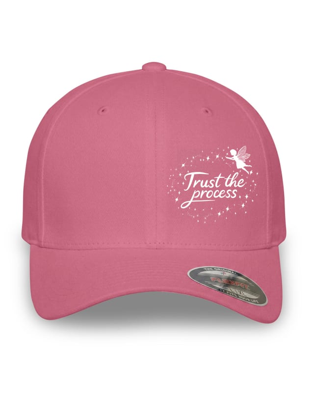 The Faerymill_xo Collection TRUST THE PROCESS Fitted Baseball Cap
