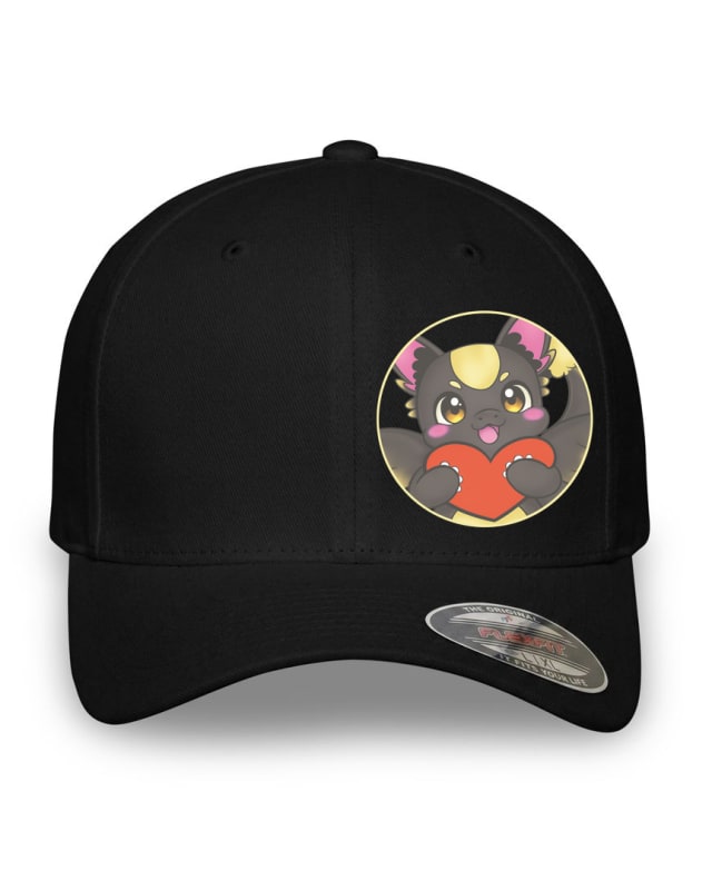 Rachy Sketch Burp loves you Fitted Baseball Cap