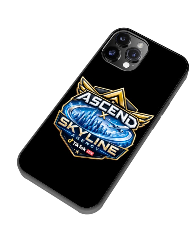 ASCEND x Grizzly8ear Skyline Black Phone Case