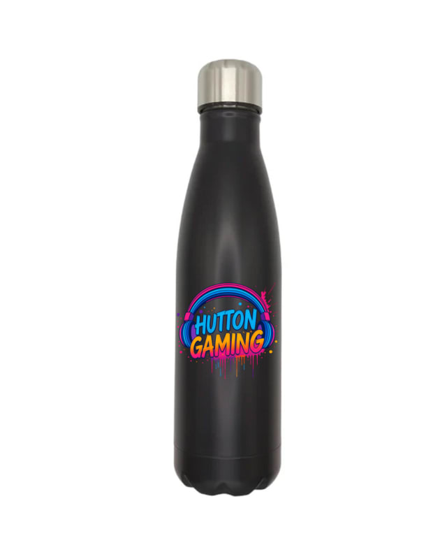 HUTTONGAMING Metal Water Bottle