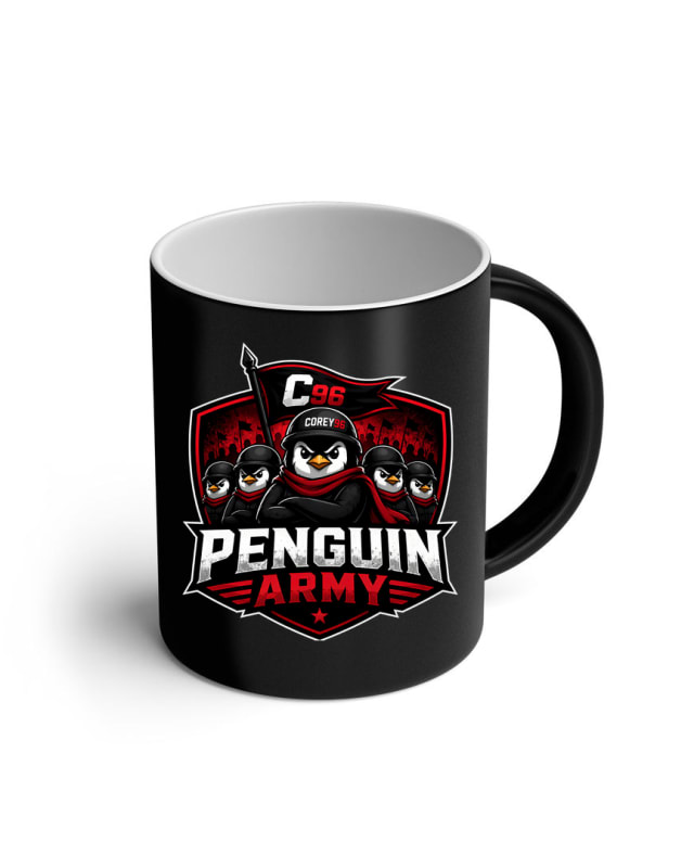 corey96 PENGUIN ARMY Coffee Mug