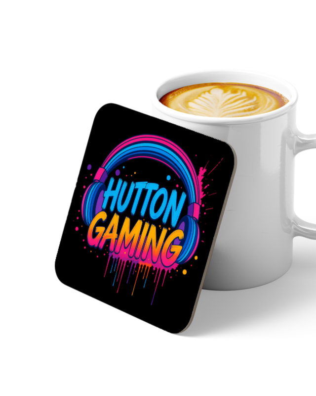 HUTTONGAMING Drinks Coaster