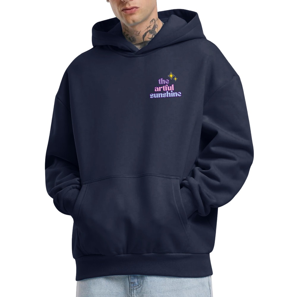 The Artful Sunshine SNACKS & FAST WI-FI Heavy Hoodie