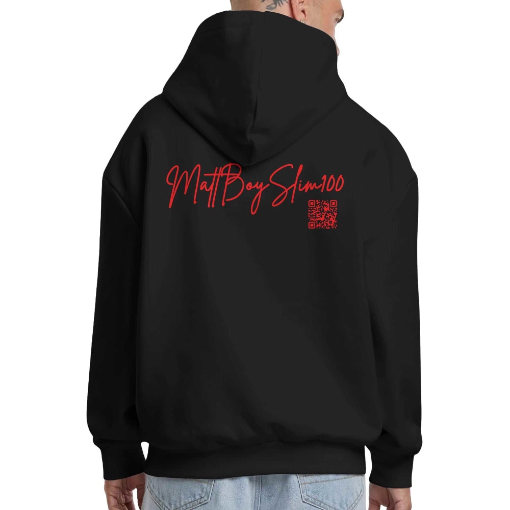 MattBoySlim MattBoySlim100 Contrast Zip Up Hoodie