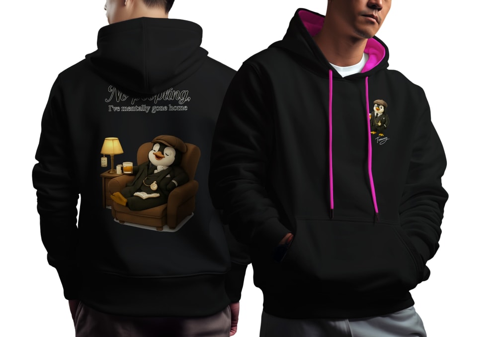 ThomasPBShelby NO PEOPLING Contrast Hoodie