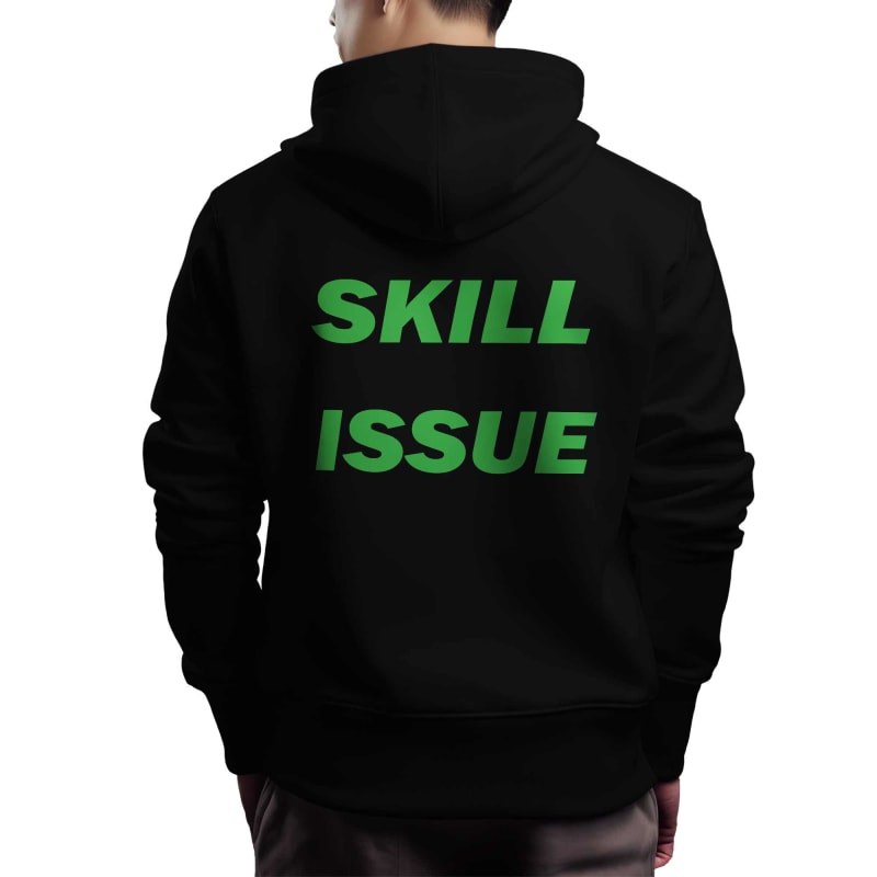 TOXIC SKILL ISSUE Adult Pullover Hoodie