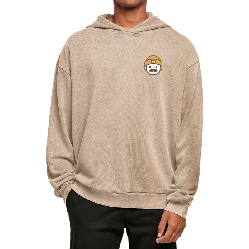 Herbie Plays PLAYER ONE Acid Wash Oversize Hoodie