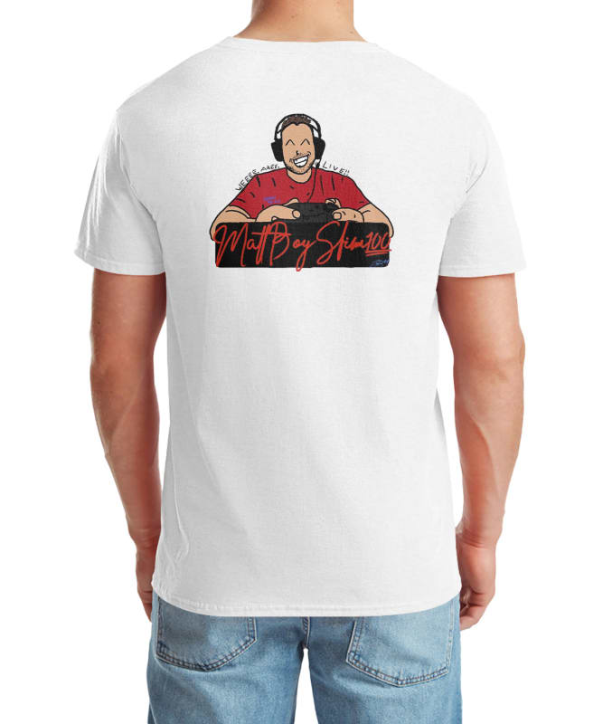 MattBoySlim MattBoySlim100 / CARTOON BACK Men's V-Neck T-Shirt