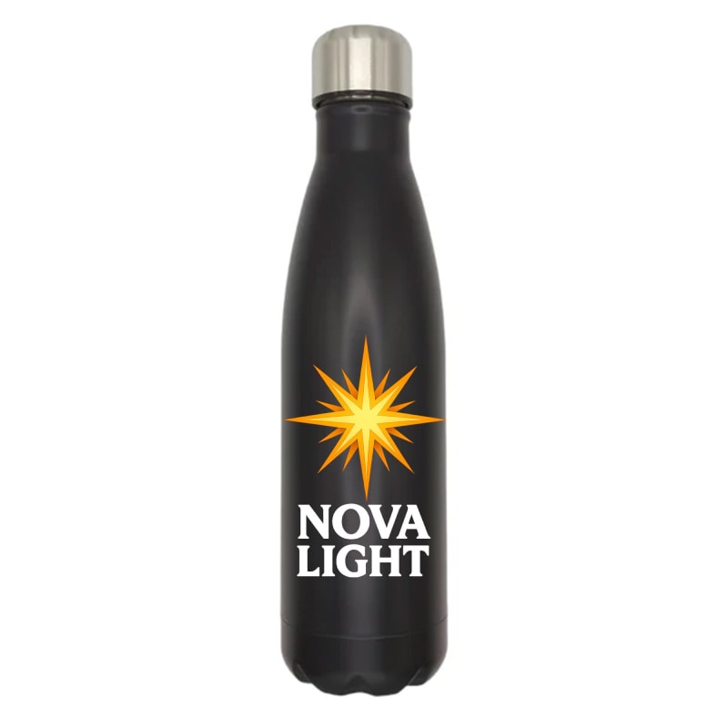 NovaLight Metal Water Bottle