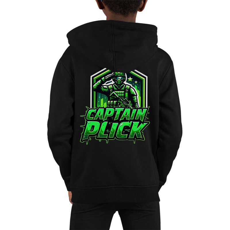Captain Plick Kids Hoodie