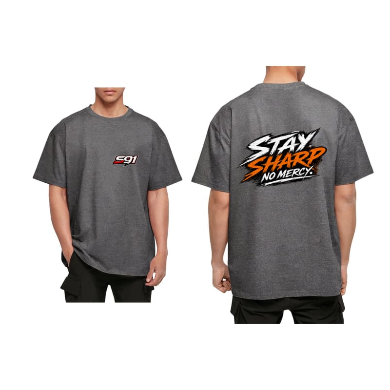 Sharpshooter Merch Oversized Stay Sharp Tee Heavy Oversized Tee