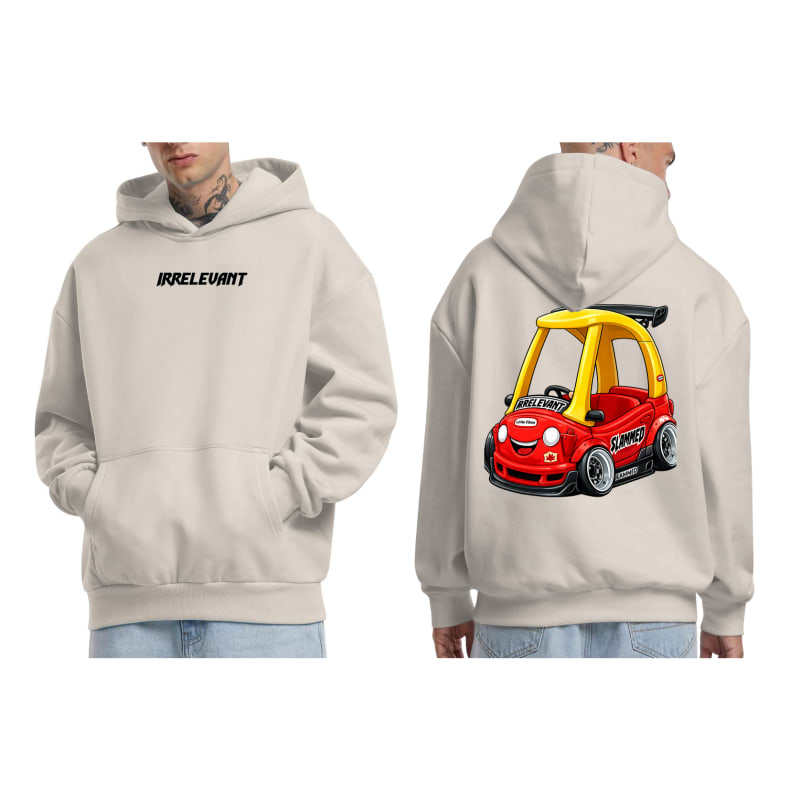 IRRELEVANT AUTOMOTIVE IRRELEVANT SLAMMED TIKES HOODIE