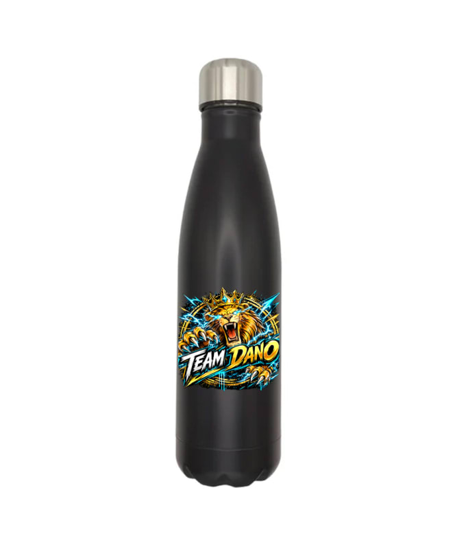 Team Dano Metal Water Bottle