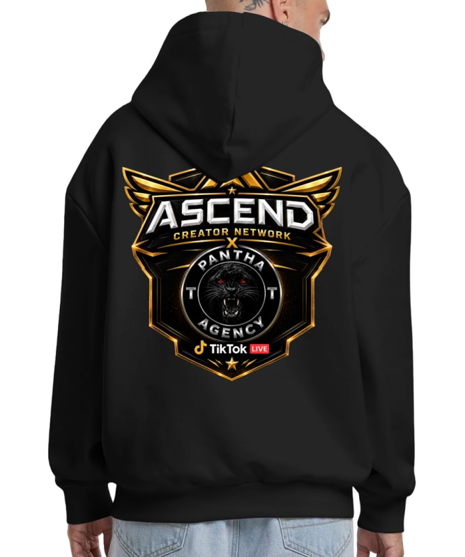 ASCEND x Grizzly8ear Pantha TT Heavy Hoodie