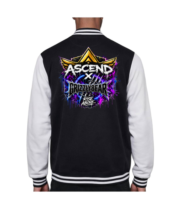 ASCEND x Grizzly8ear RISE ABOVE College Jacket