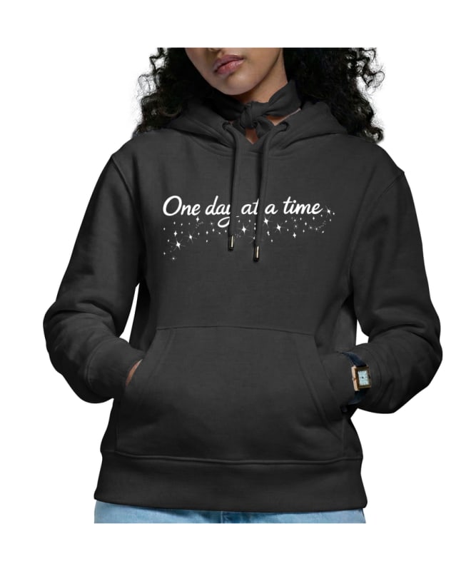 The Faerymill_xo Collection ONE DAY AT A TIME Women's Hoodie