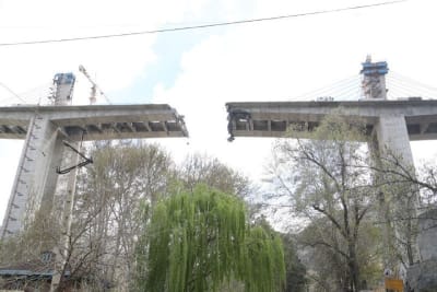 Iran Shows Damage to B1 Bridge