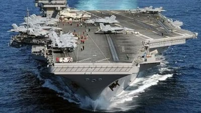 USS Bush Strike Group Routes Around Africa