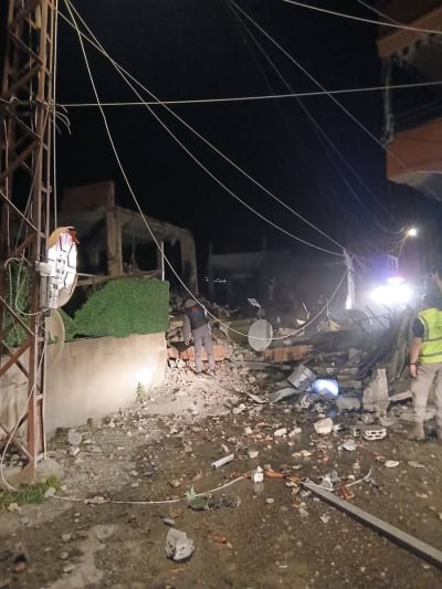 IDF Strikes Kill 13 in South Lebanon