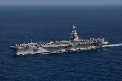 USS Gerald Ford Enters Red Sea
