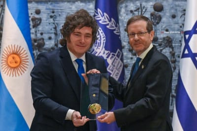 Israel Awards Milei Presidential Medal