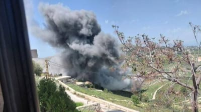 IDF Strikes Tabnin in Southern Lebanon
