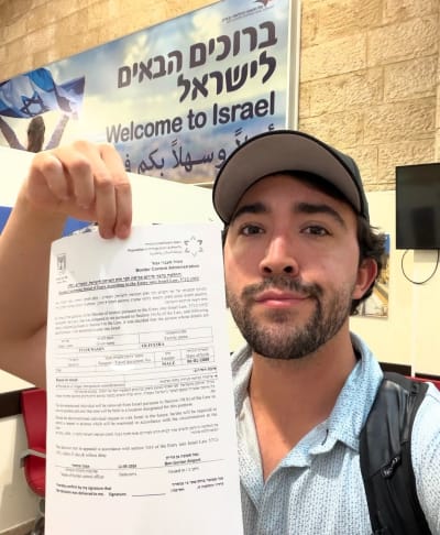 Tyler Oliveira Denied Entry to Israel