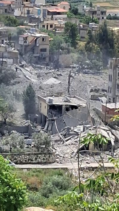 Israeli Airstrike on Doueir, Lebanon