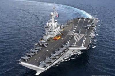 French Carrier in Arabian Sea