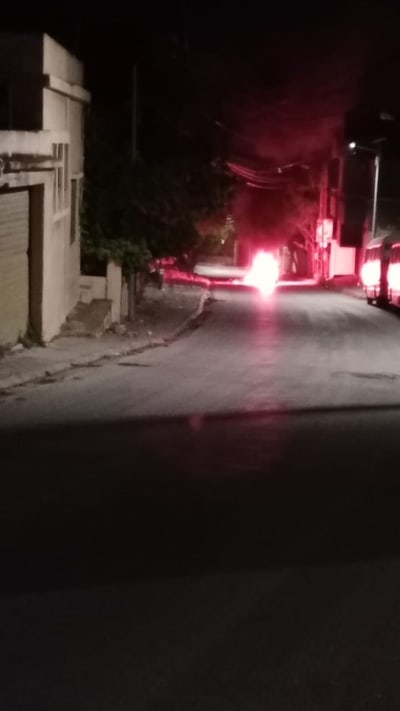 Israel Strikes Motorcycle in Tyre