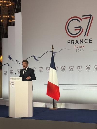 G7 Leaders Back U.S.-Iran Deal: Macron