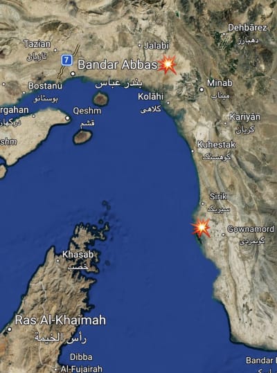 Explosions Reported in Bandar Abbas, Sirik