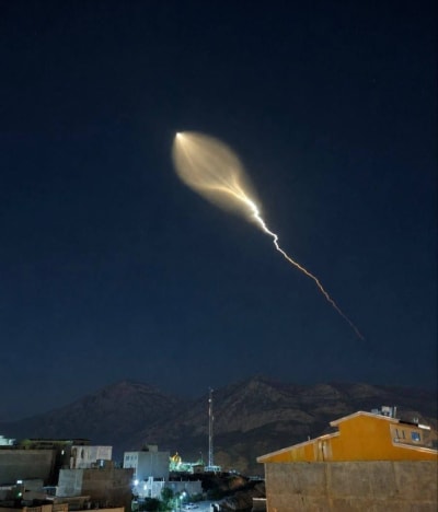 Iran Missile Over Iraq in Recent Strike