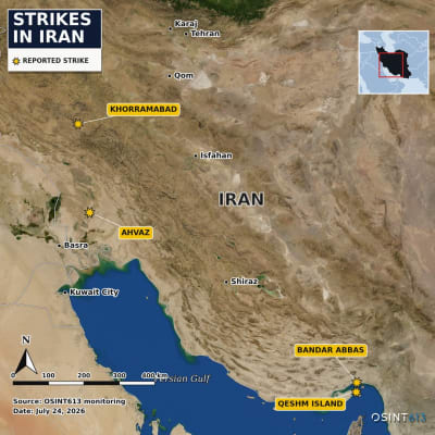 Multiple Iranian Cities Reported Under Attack
