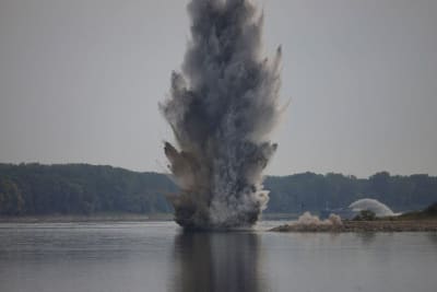 Romania Navy Blasts Danube for Nuclear Plant