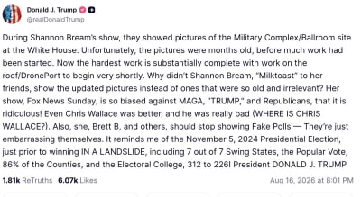 Trump Criticizes Fox News Coverage
