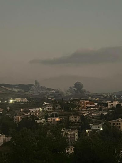 Israeli Strikes Hit Southern Lebanon