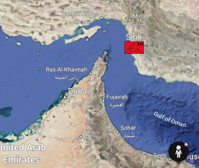 Missile Launch Reported From Sirik, Iran